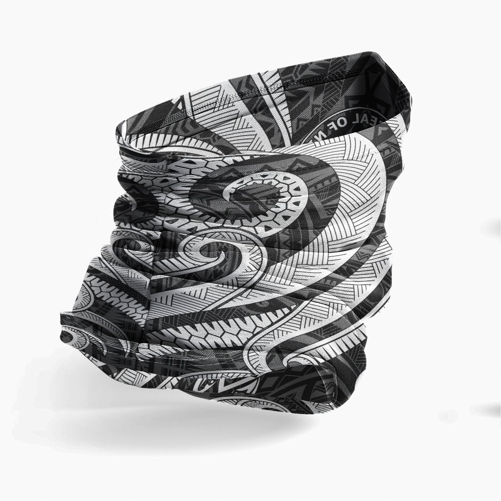 Niue Neck Gaiter - Turtle Tentacle White