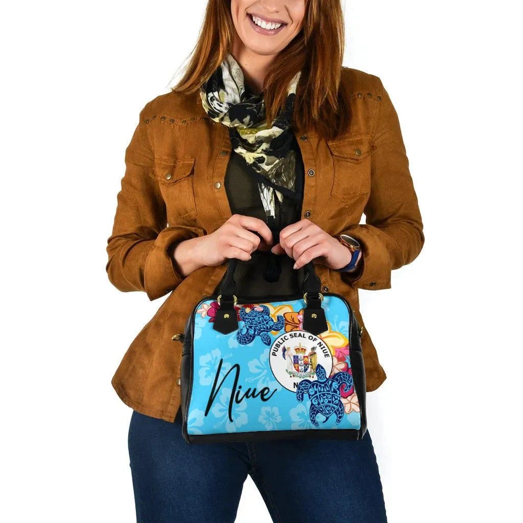 Niue Shoulder Handbag - Tropical Style