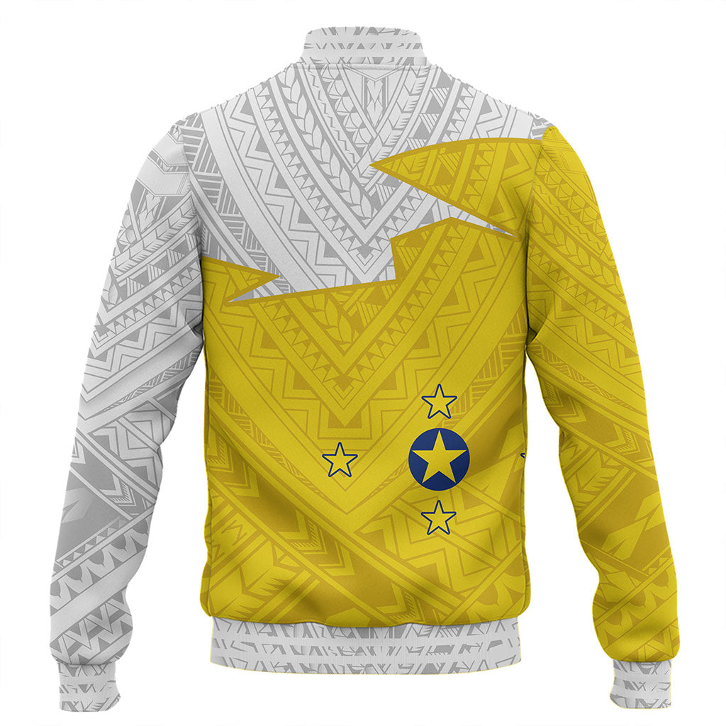 Niue Baseball Jacket Polynesian Tattoo Flag And Coat Of Arms