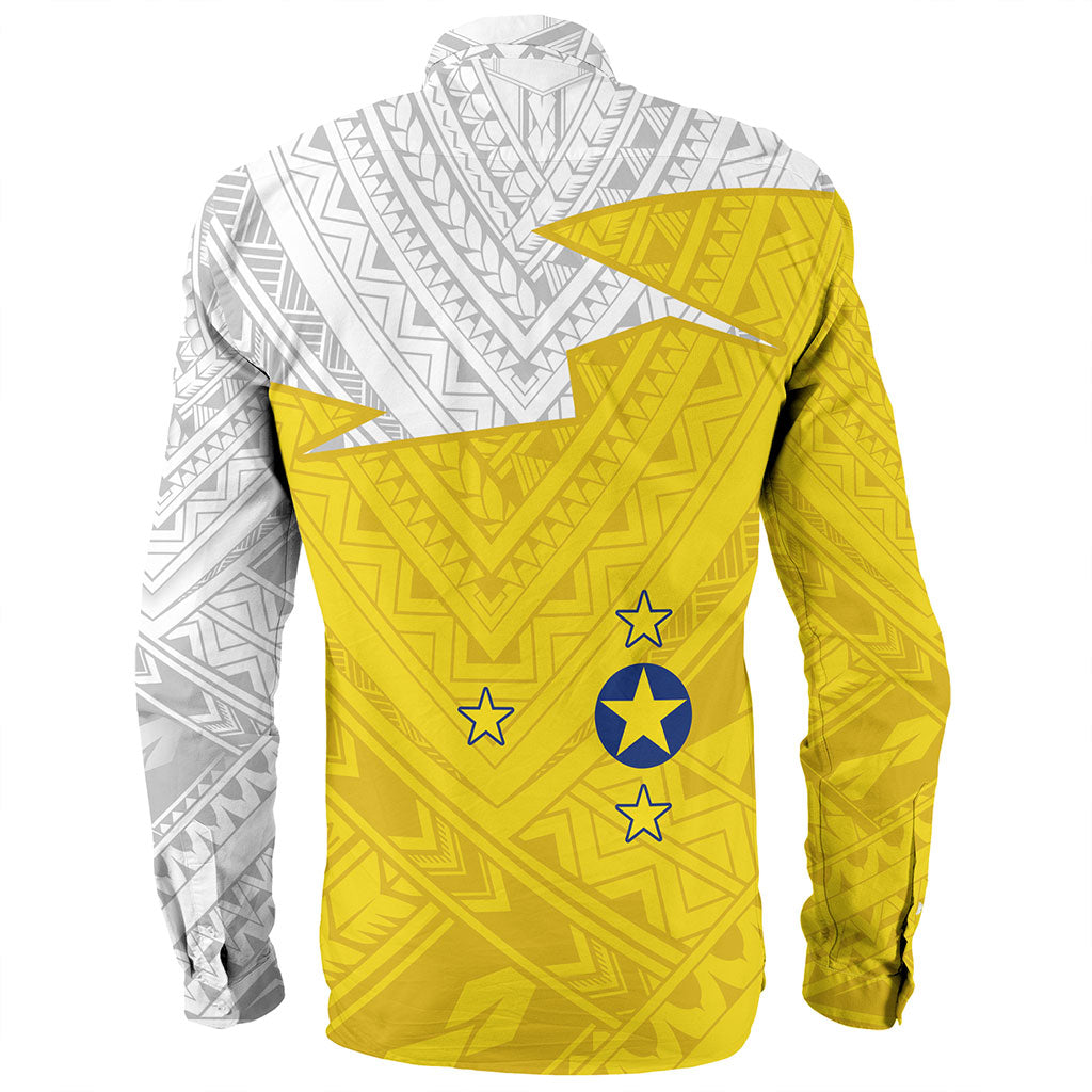 Niue Long Sleeve Shirt Polynesian Tattoo Flag And Coat Of Arms