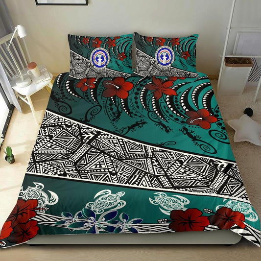 Northern Mariana Bedding Set - Lizard And Turtle Green