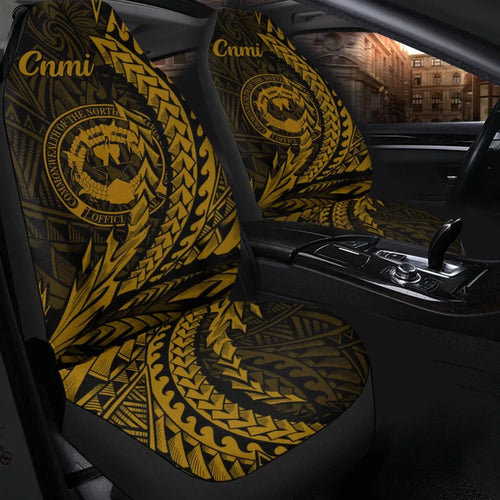 Northern Mariana Islands Car Seat Cover - Wings Style
