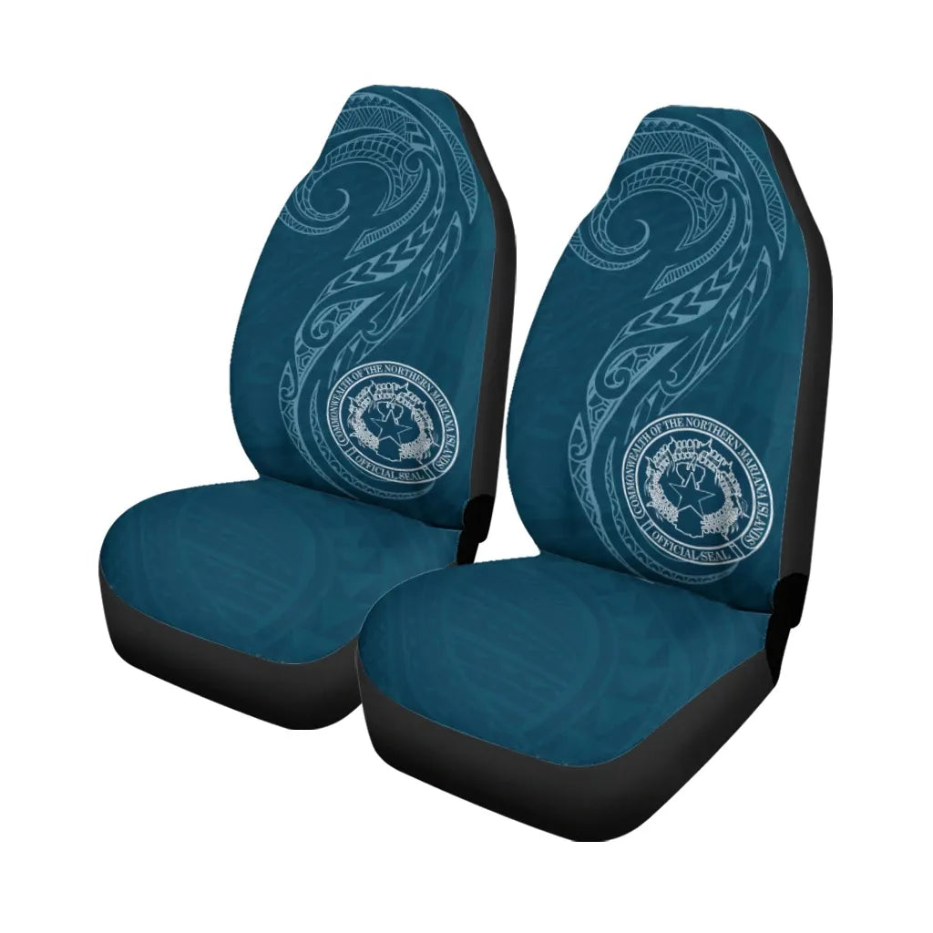 Northern Mariana Islands Car Seat Covers - Polynesian Style