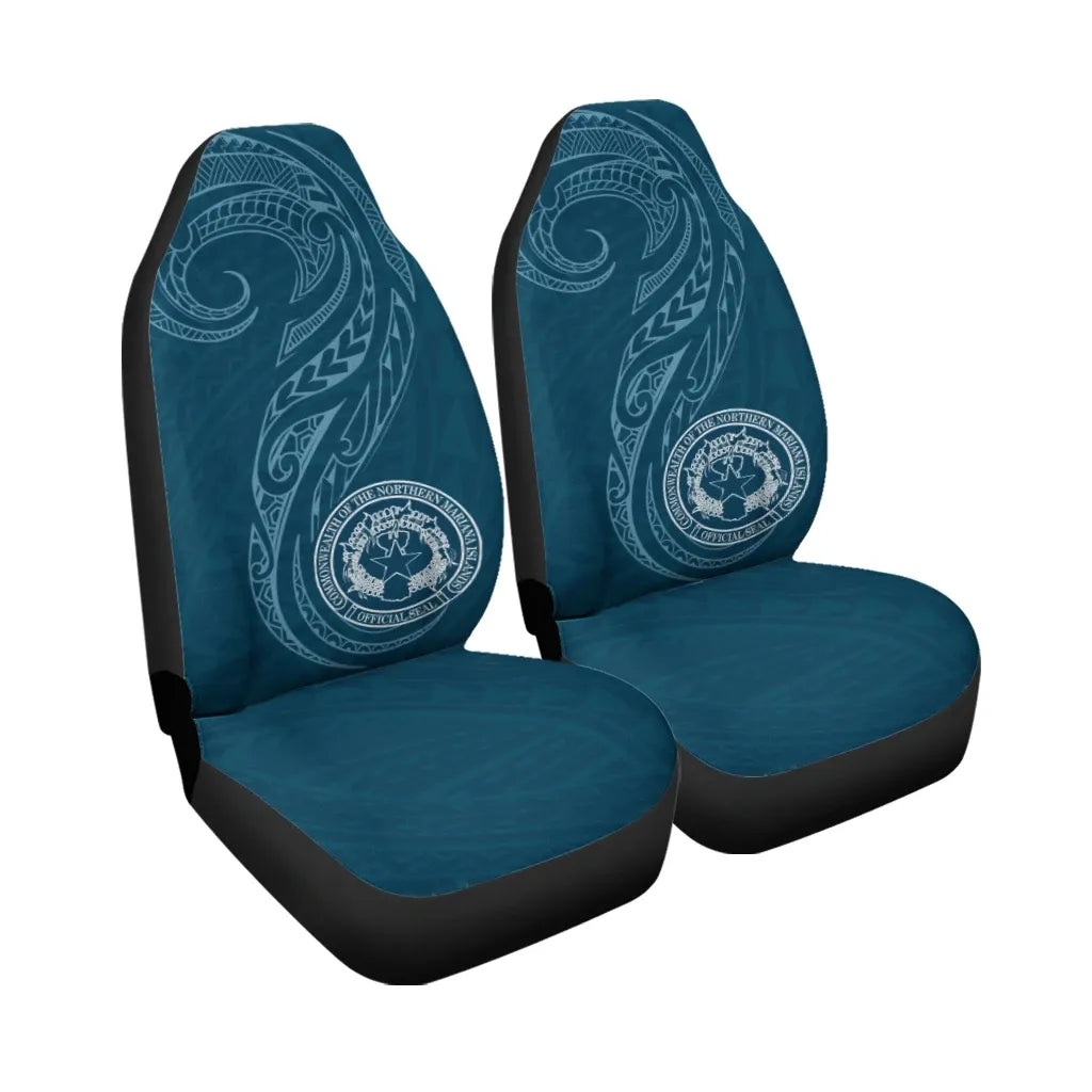 Northern Mariana Islands Car Seat Covers - Polynesian Style