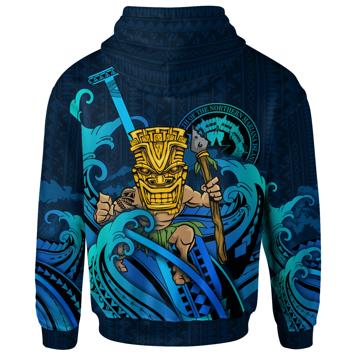 Northern Mariana Islands Hoodie - Tiki And Waves
