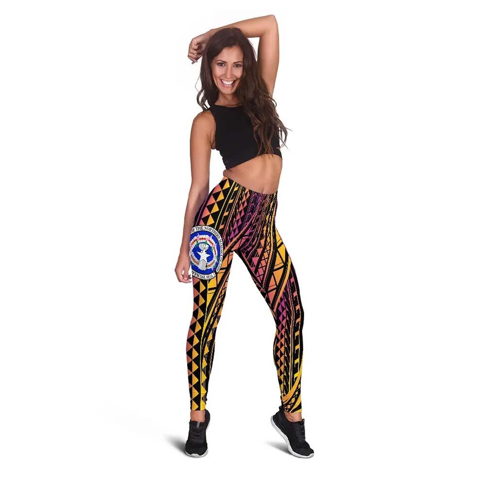 Northern Mariana Islands Legging - Special Polynesian Ornaments