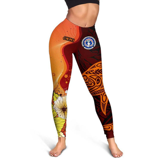 Northern Mariana Islands Legging - Tribal Tuna Fish