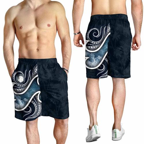 Northern Mariana Islands Polynesian Men Shorts - Ocean Style