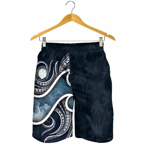 Northern Mariana Islands Polynesian Men Shorts - Ocean Style