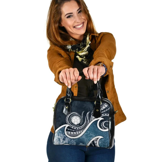 Northern Mariana Islands Polynesian Shoulder Handbag - Ocean Style