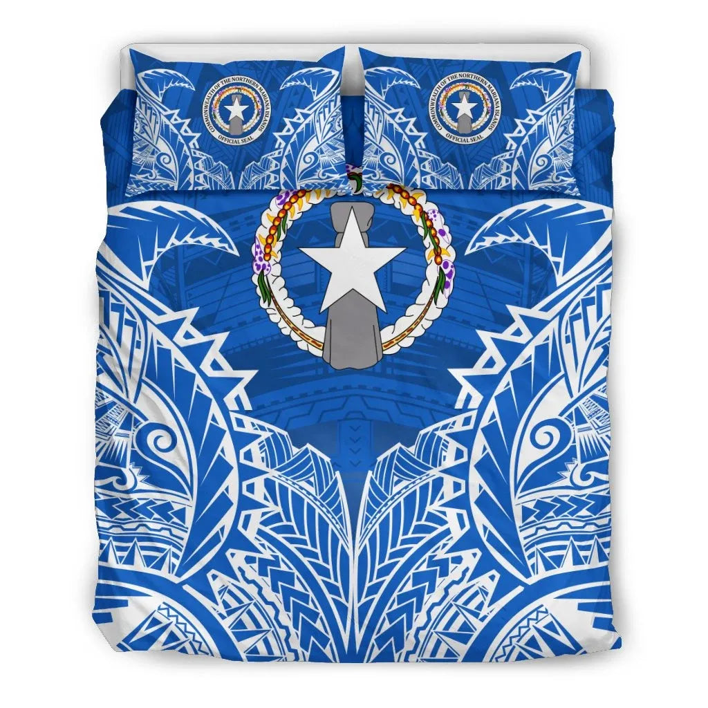 Northern Mariana Islands Duvet Cover Set - Northern Mariana Islands Flag Premium