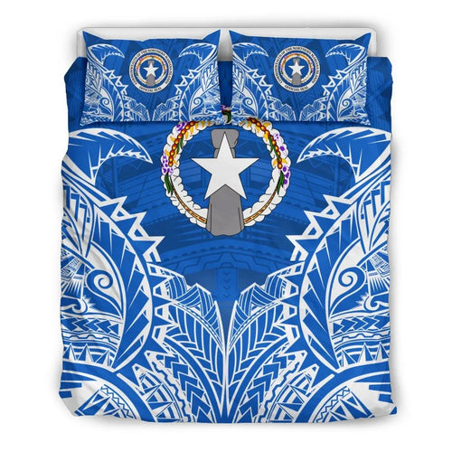 Northern Mariana Islands Duvet Cover Set - Northern Mariana Islands Flag Premium