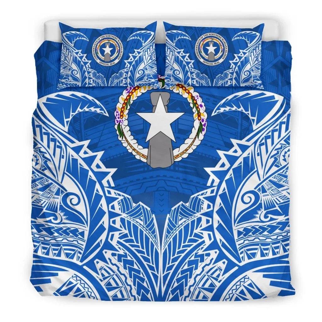 Northern Mariana Islands Duvet Cover Set - Northern Mariana Islands Flag Premium