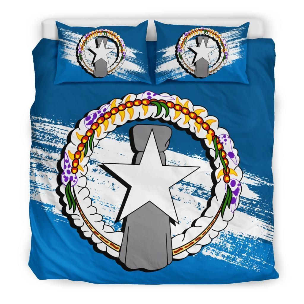 Northern Mariana Islands Duvet Cover Set - Northern Mariana Islands Flag Premium