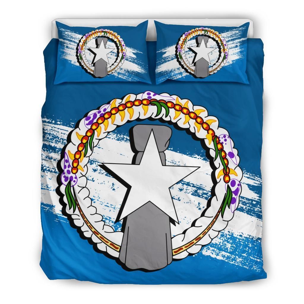 Northern Mariana Islands Duvet Cover Set - Northern Mariana Islands Flag Premium