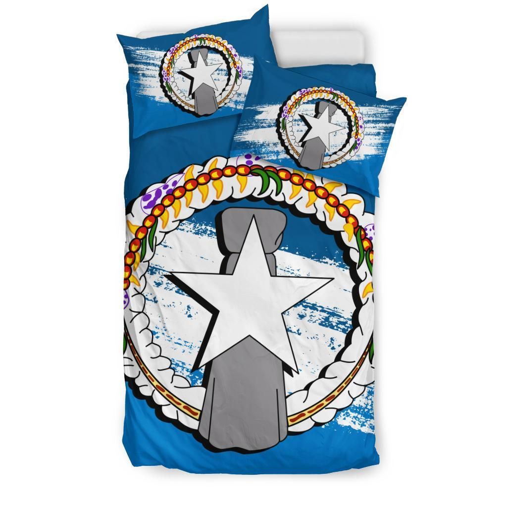 Northern Mariana Islands Duvet Cover Set - Northern Mariana Islands Flag Premium