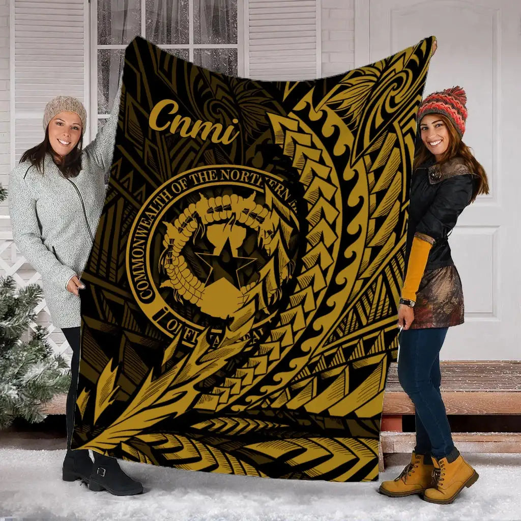 Northern Mariana Islands Premium Blanket - Wings style