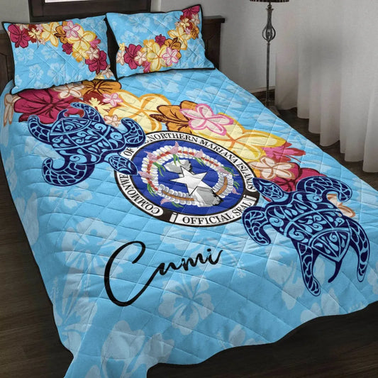 Northern Mariana Islands Quilt Bed Set - Tropical Style