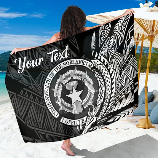Northern Mariana Islands Sarong - Custom Personalised Wings Style