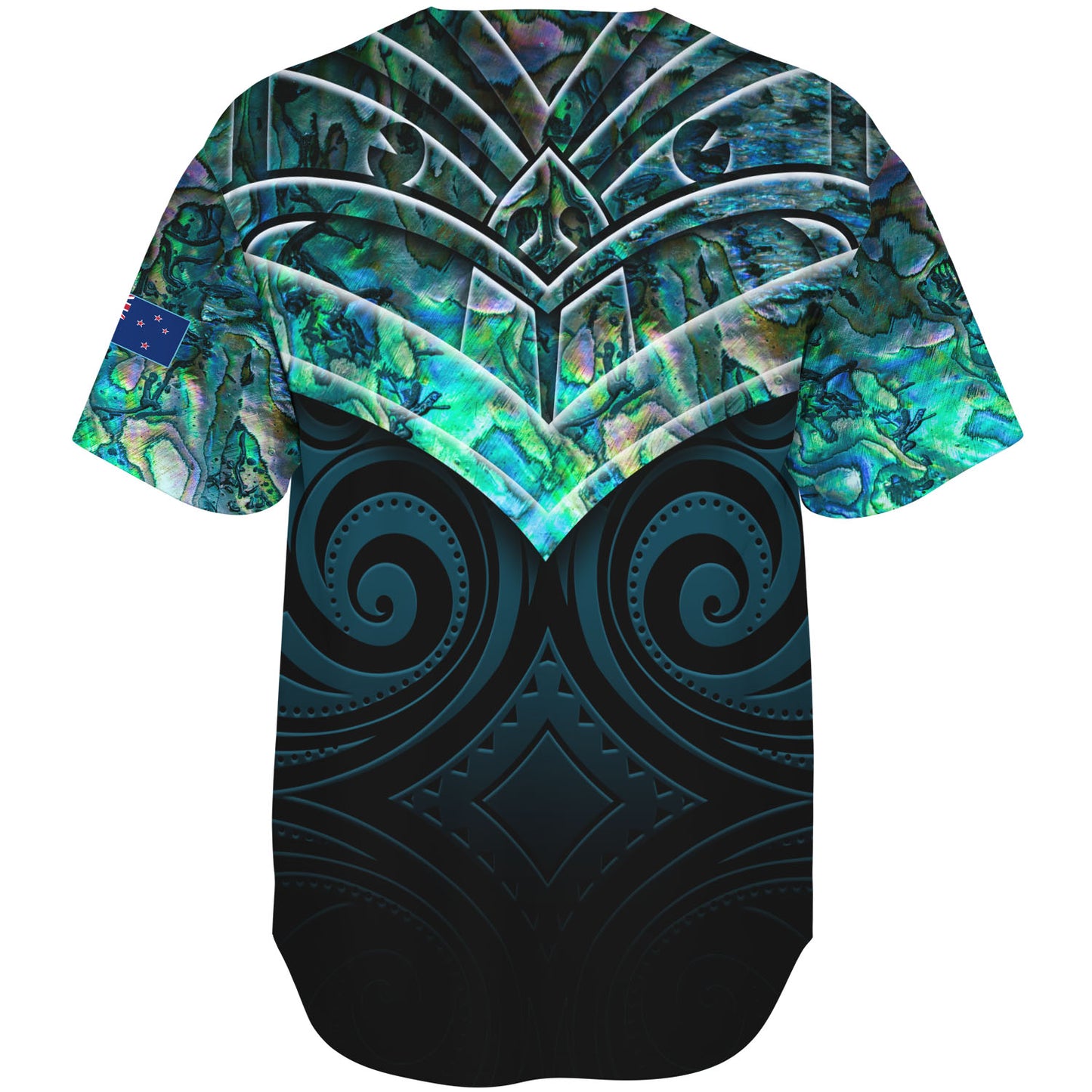 New Zealand Baseball Shirt NZ Warriors PÄua Style