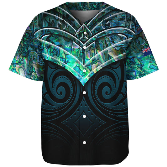 New Zealand Baseball Shirt NZ Warriors PÄua Style