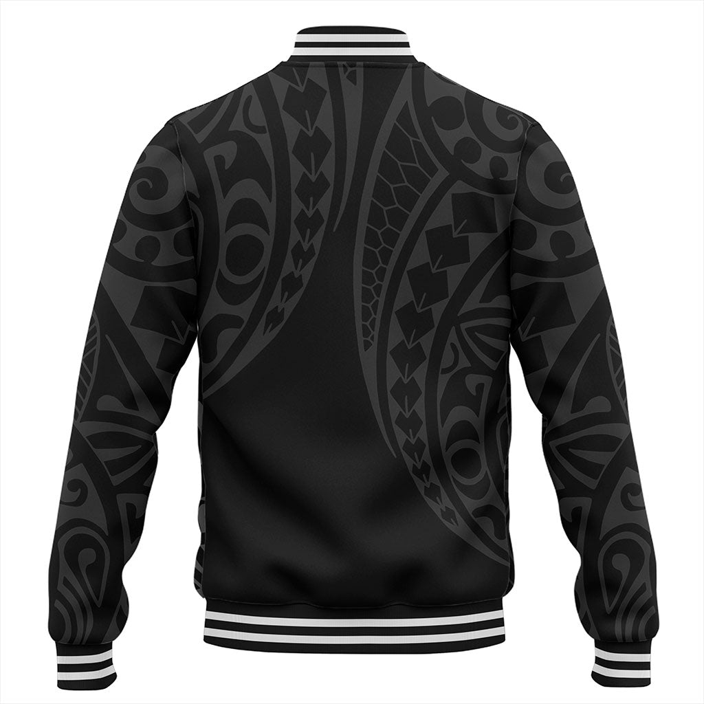 Hawaii Baseball Jacket Polynesia Kakau Style