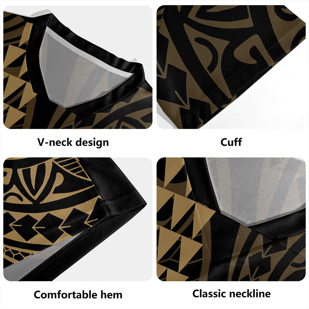 Hawaii Rugby Jersey Polynesia Kakau Style