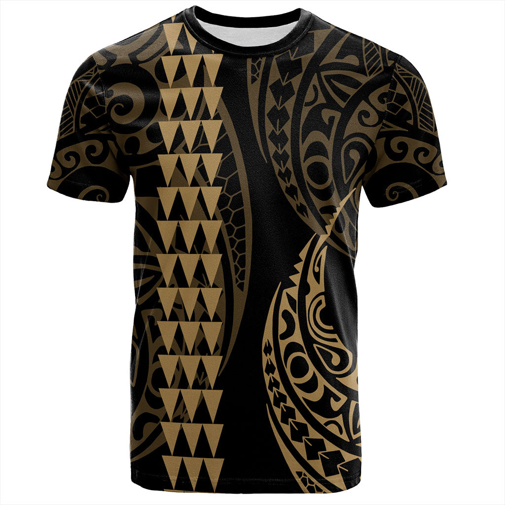 Hawaii T-Shirt Polynesia Kakau Style