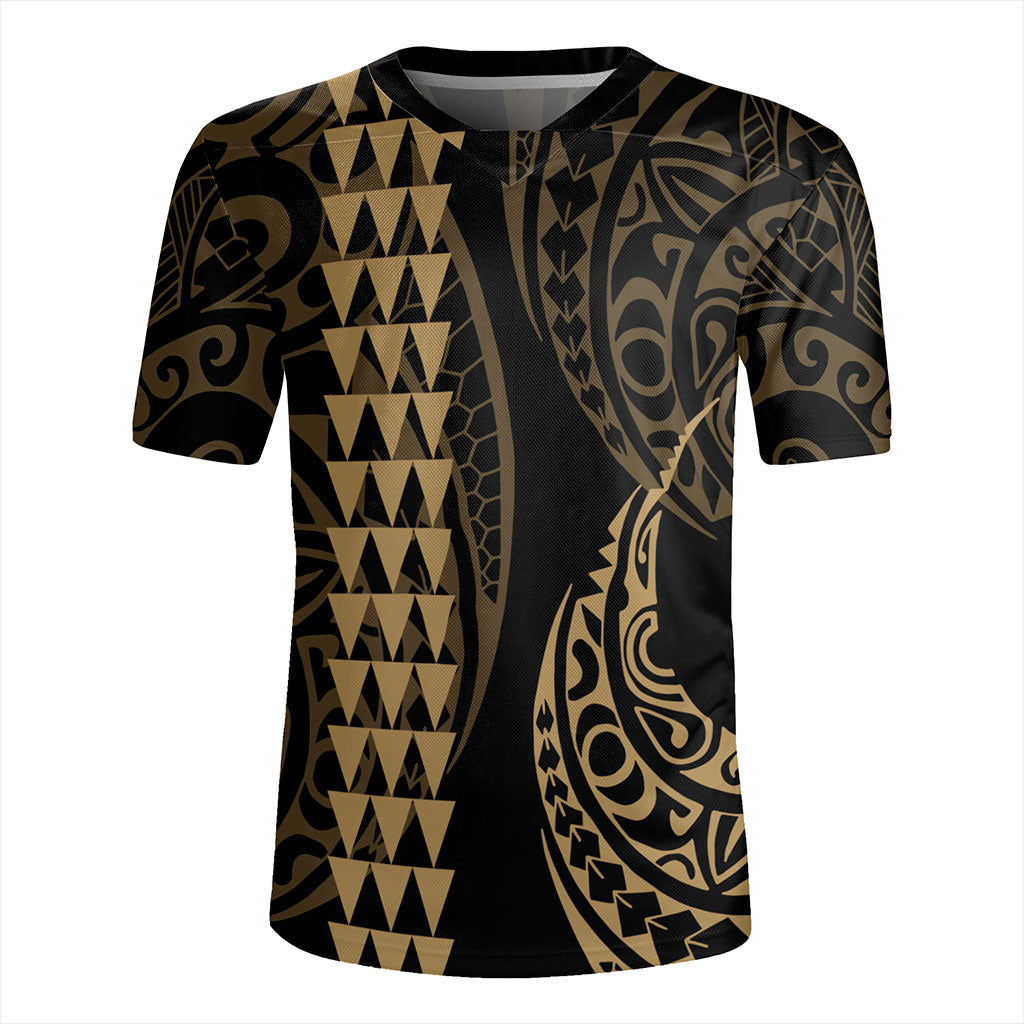 Hawaii Rugby Jersey Polynesia Kakau Style