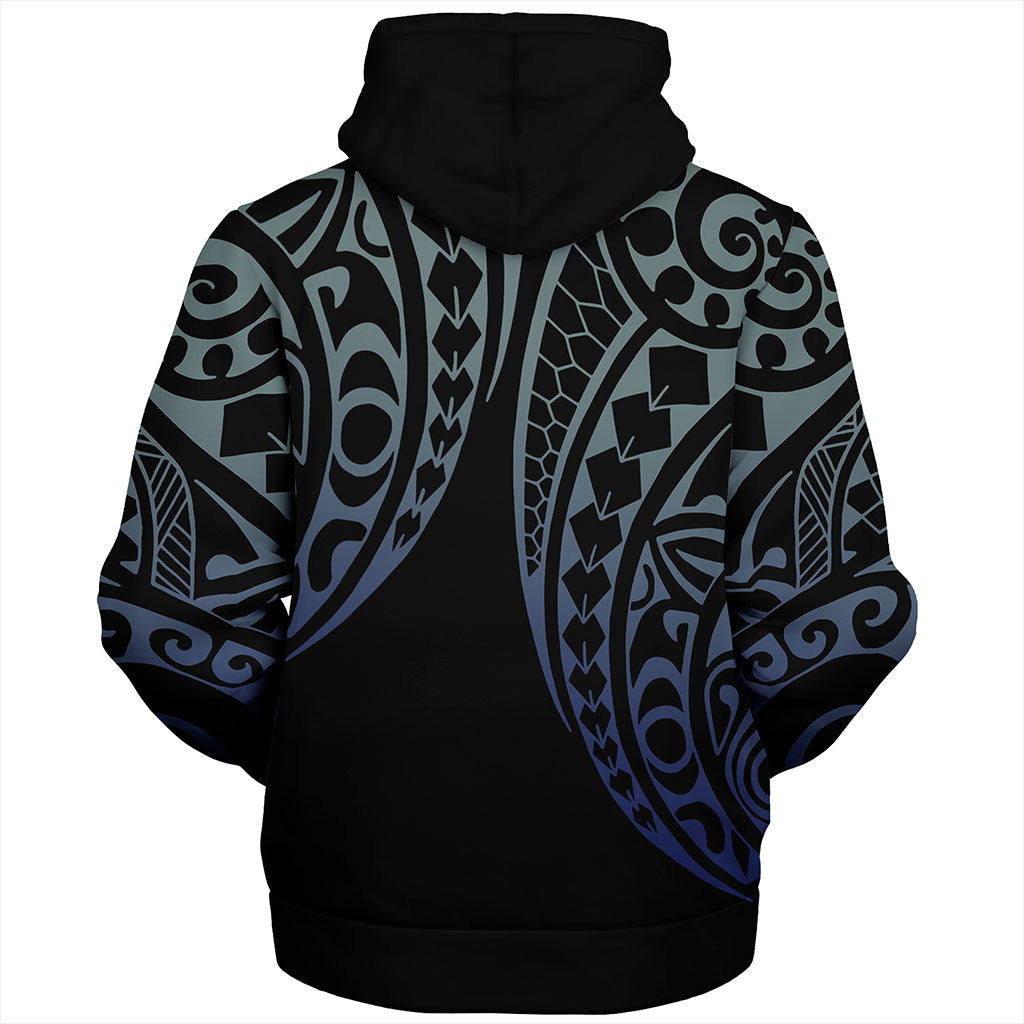 Hawaii Sherpa Hoodie Polynesian Kakau Style Ver.1