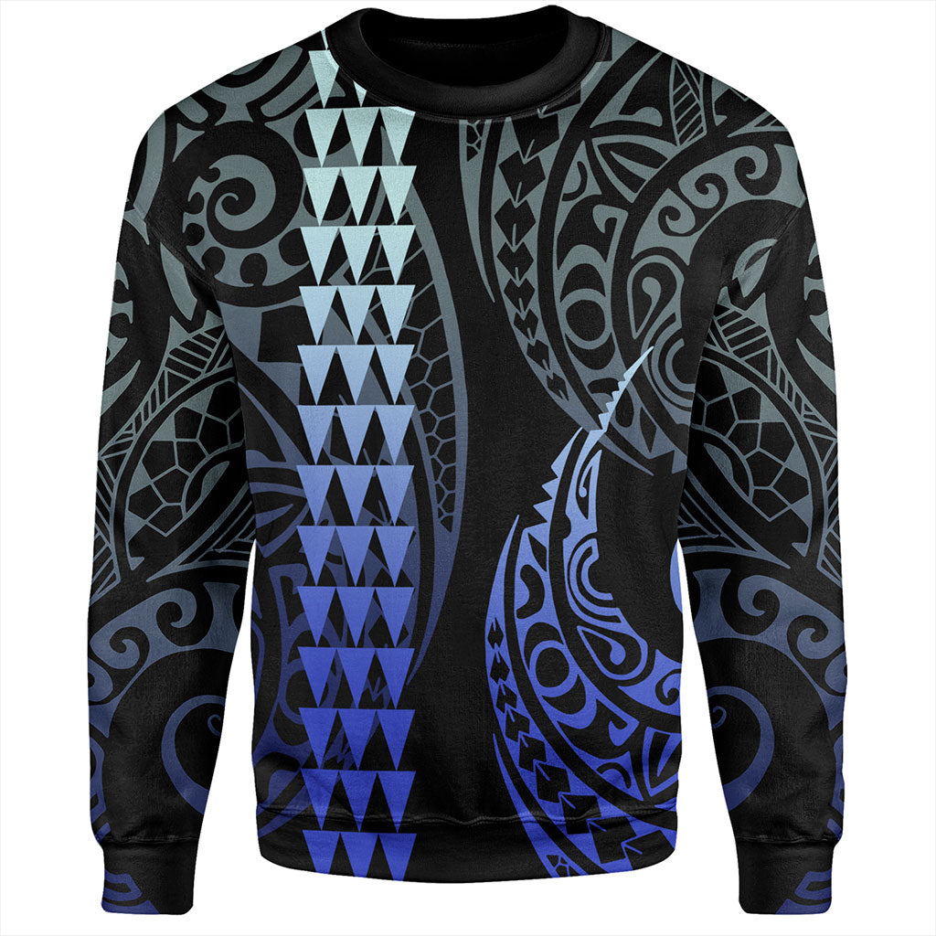 Hawaii Sweatshirt Polynesian Kakau Style Ver.1