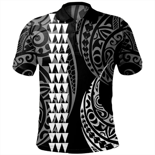 Hawaii Polo Shirt Polynesia Kakau Style