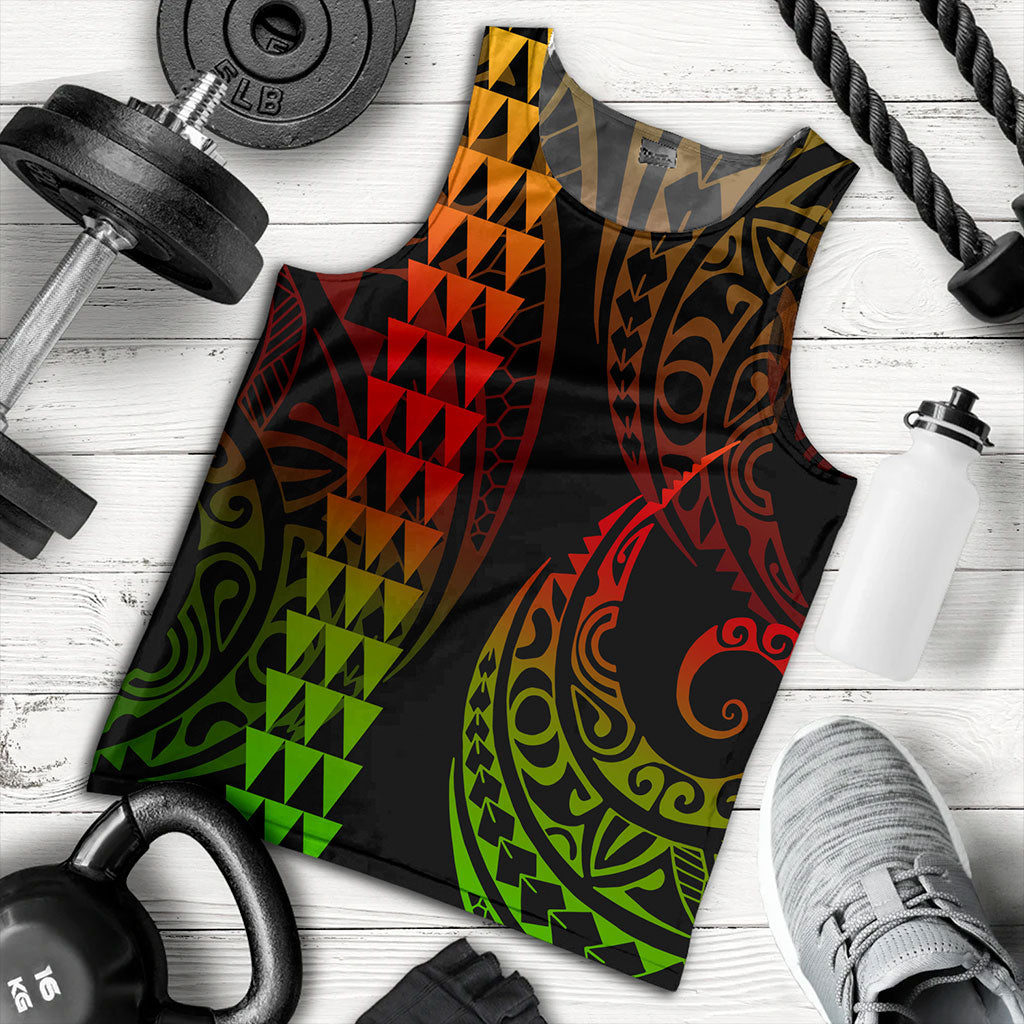 Hawaii Tank Top Polynesia Kakau Style