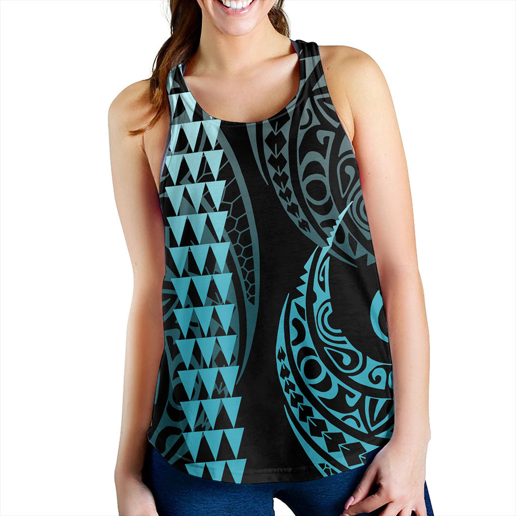 Hawaii Women Tank Polynesian Kakau Style Ver.1