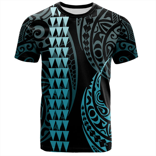 Hawaii T-Shirt Polynesian Kakau Style