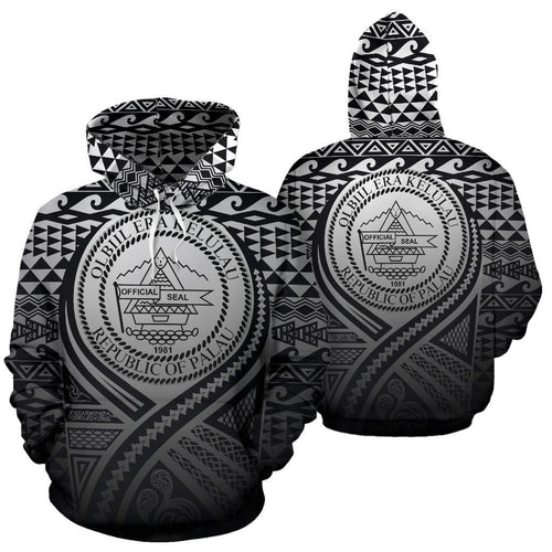 Palau All Over Hoodie Lift Up Black