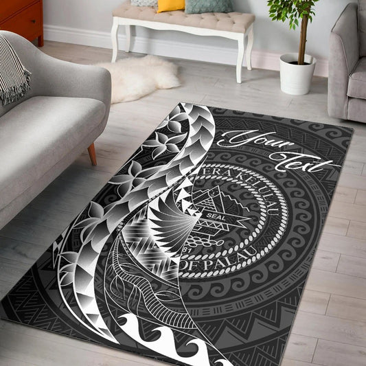 Palau Area Rug - Custom Personalised Polynesian Pattern Style