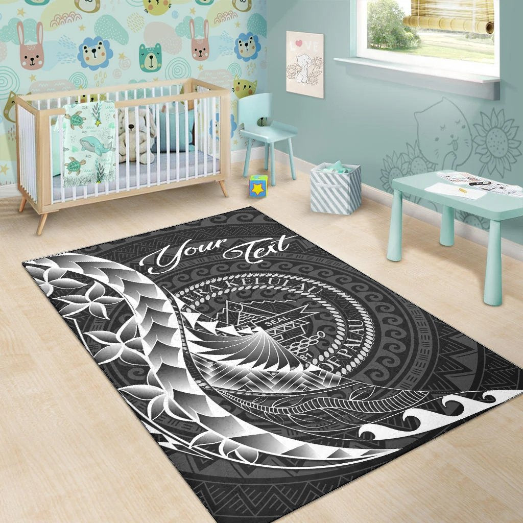 Palau Area Rug - Custom Personalised Polynesian Pattern Style