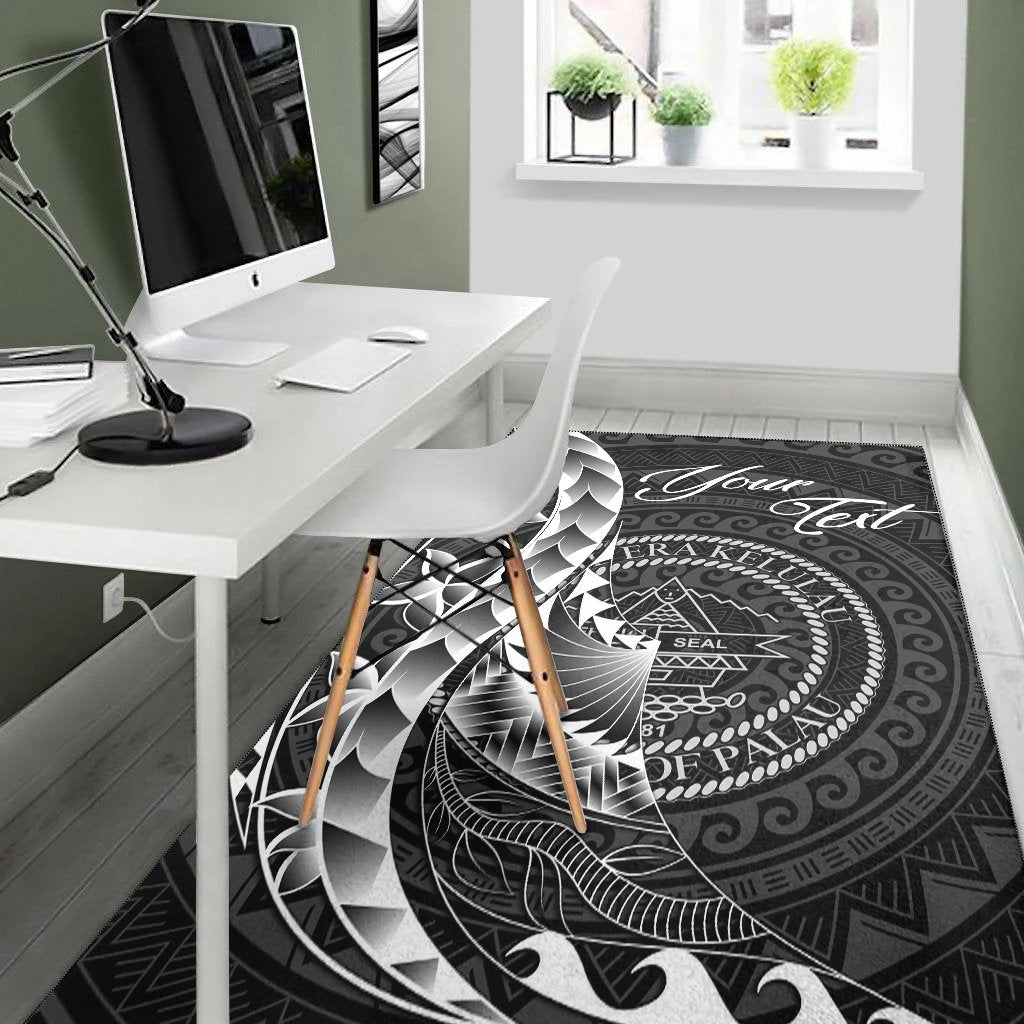 Palau Area Rug - Custom Personalised Polynesian Pattern Style