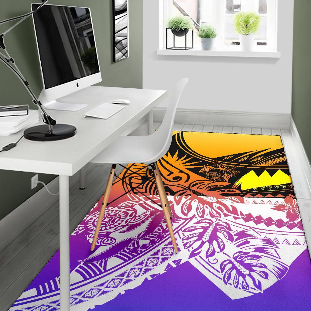 Palau Area Rug - Tribal Jungle Pattern
