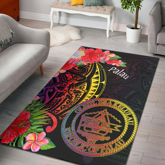 Palau Area Rug - Tropical Hippie Style