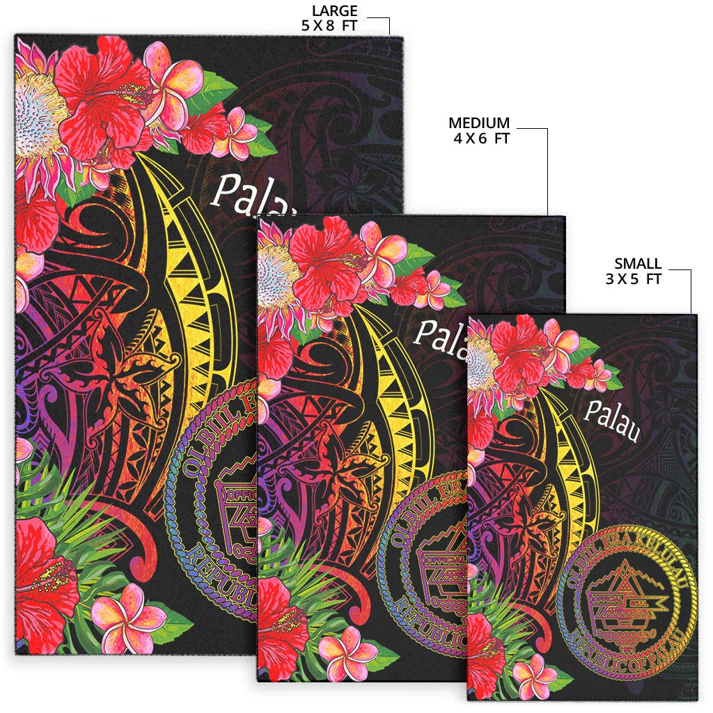 Palau Area Rug - Tropical Hippie Style