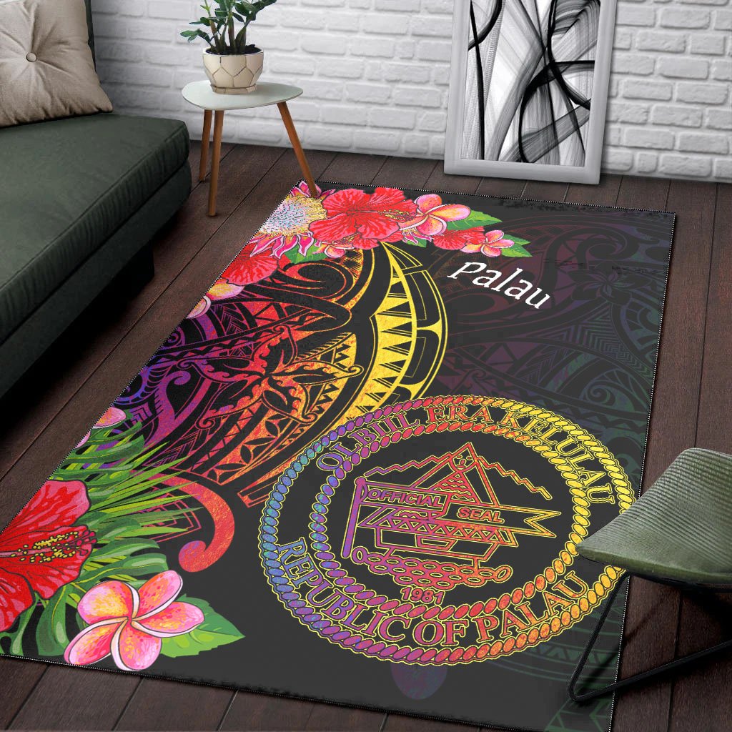 Palau Area Rug - Tropical Hippie Style