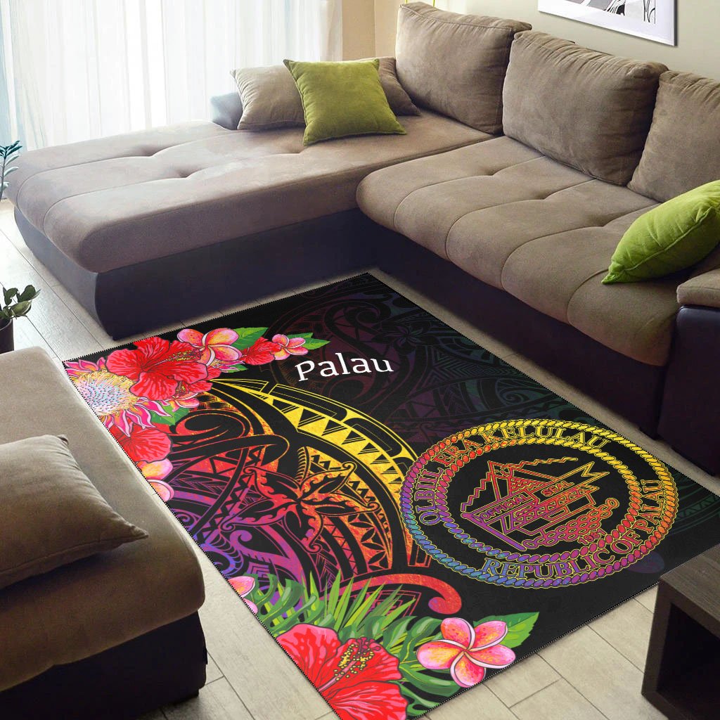 Palau Area Rug - Tropical Hippie Style