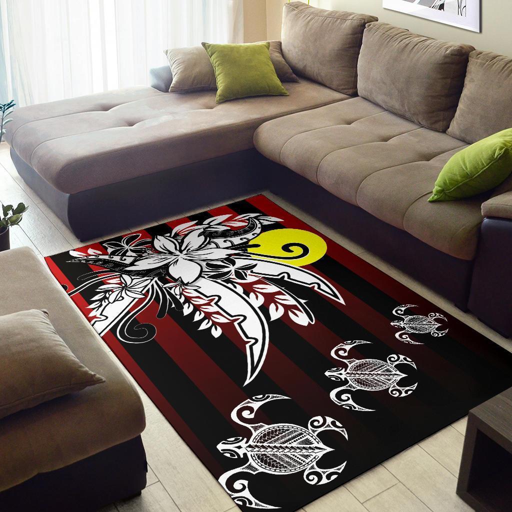 Palau Area Rug - Vertical Stripes Style