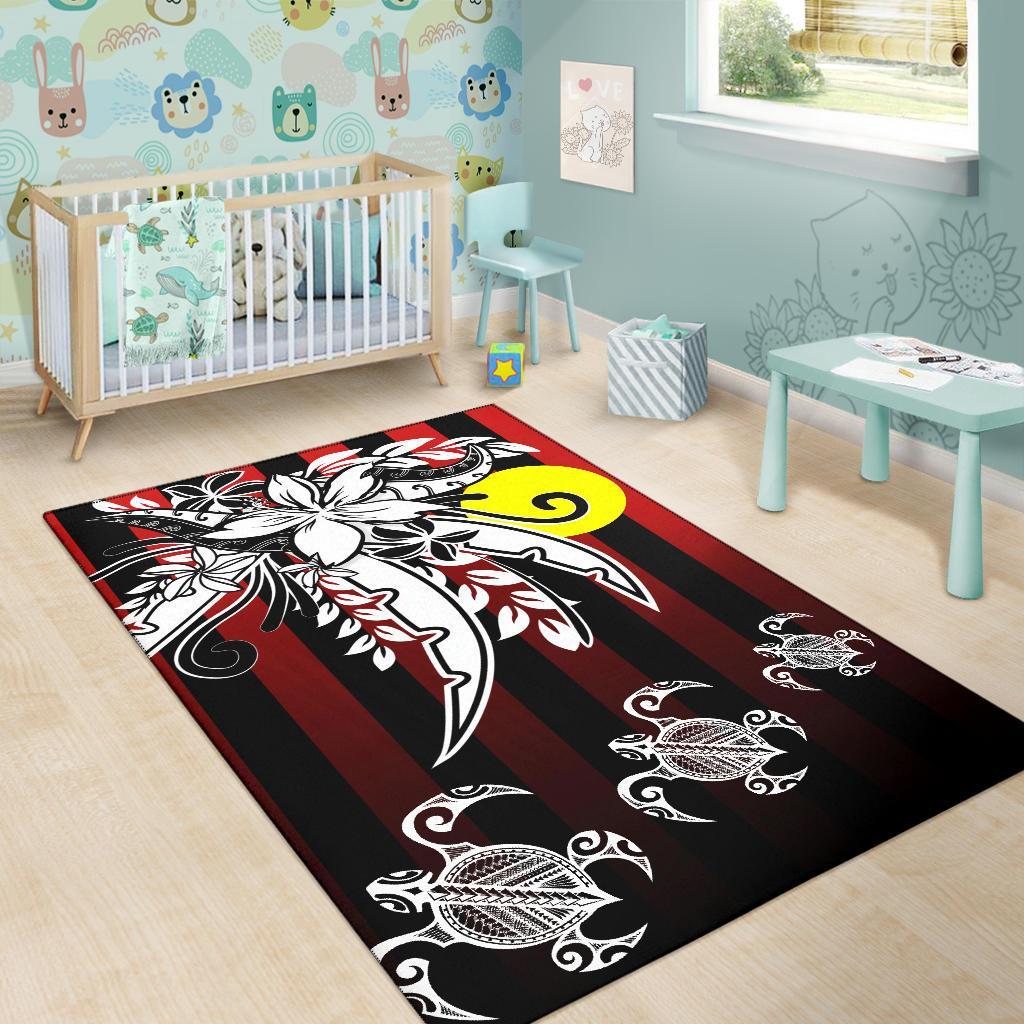 Palau Area Rug - Vertical Stripes Style