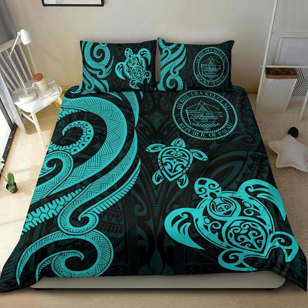 Palau Bedding Set - Turquoise Tentacle Turtle