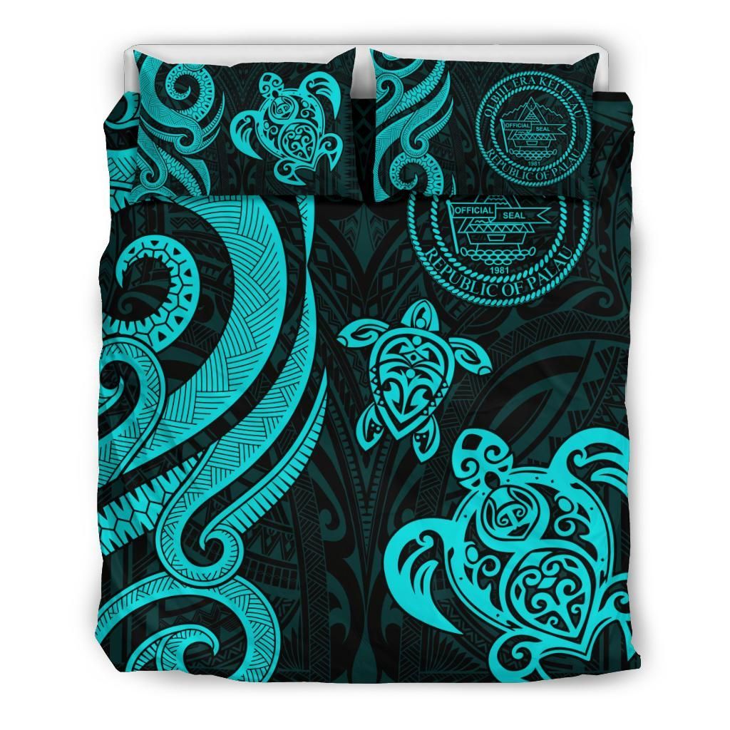 Palau Bedding Set - Turquoise Tentacle Turtle