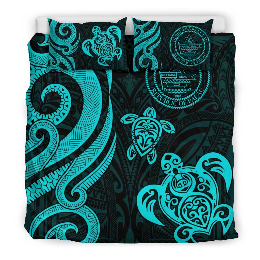 Palau Bedding Set - Turquoise Tentacle Turtle