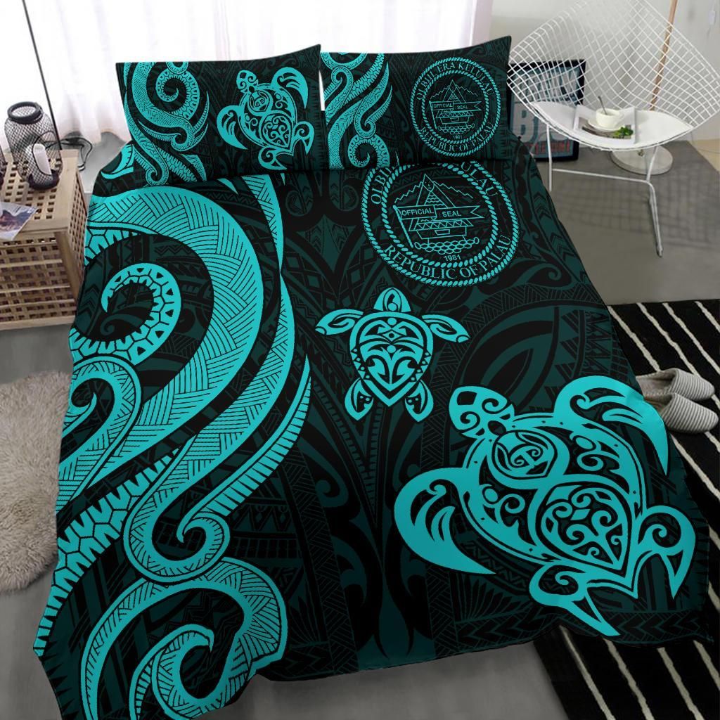 Palau Bedding Set - Turquoise Tentacle Turtle